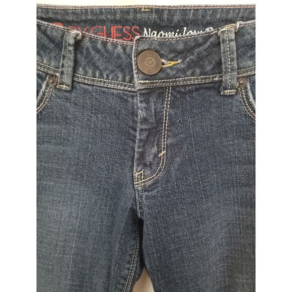G By Guess Naomi Low Bootcut Blue Jeans Embroidered Pockets Women's Sz 29 - Picture 3 of 8